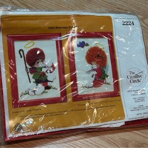 The Creative Circle Crewel embroidery kit‎ “Heavenly Friends”